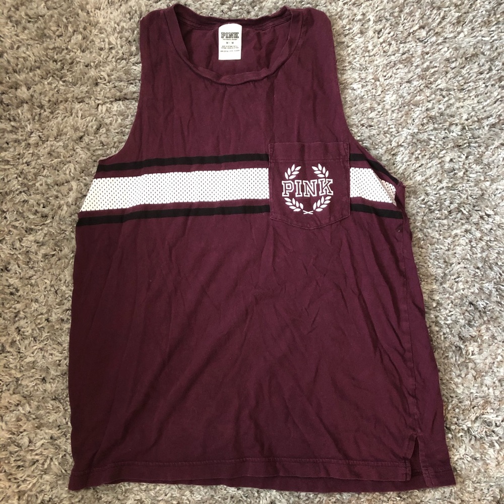 Pink Victoria’s Secret tank top